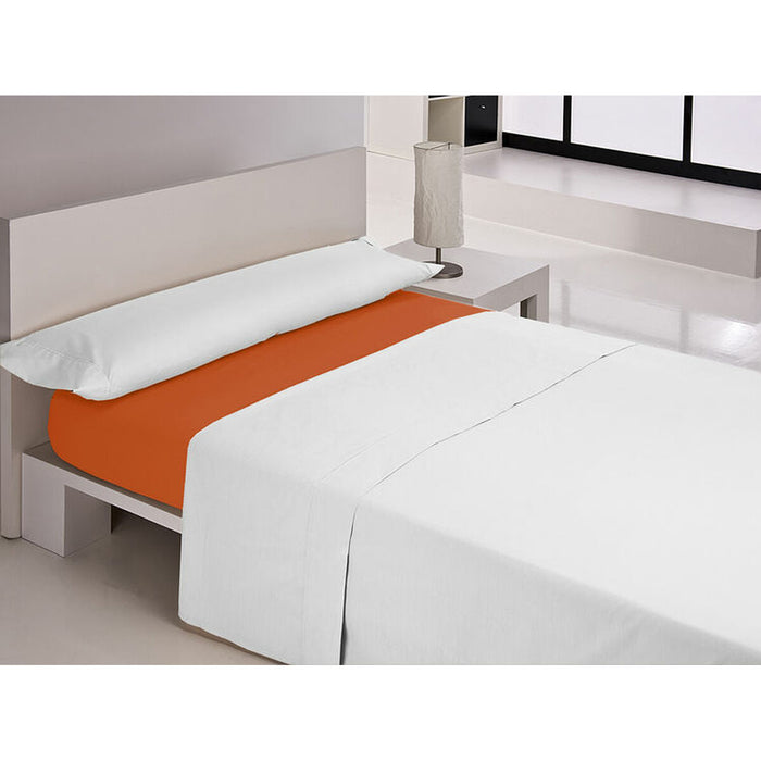Sábana Bajera Ajustable Happy Home MIX COLORS Naranja Cama de 120 120 x 200 + 30 cm