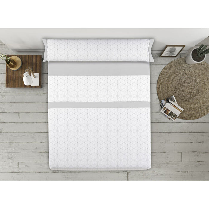Bedding set Tejidos Reina Light grey Single