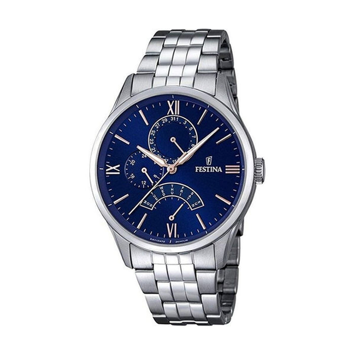 Men's Watch Festina F16822/3 Silver Ø 43 mm