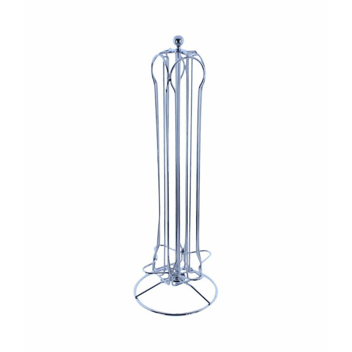 Supporto per 36 Capsule di Caffè Kinvara Nespresso Argentato Metallo 13 x 39 x 13 cm Girevole 36 Pezzi