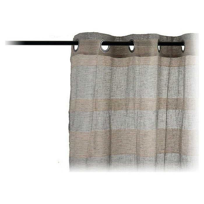 Cortinas Gift Decor Beige Gris 140 x 0,1 x 260 cm