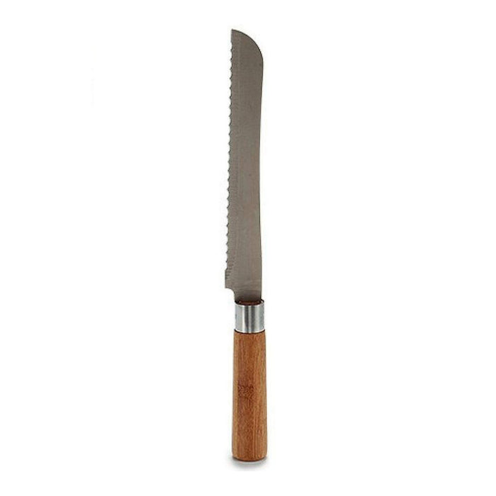 Couteau dentelé Kinvara Bois Bambou Acier inoxydable Acier inoxydable/Bois 2,8 x 2,5 x 32 cm 32 x 2,5 x 3 cm