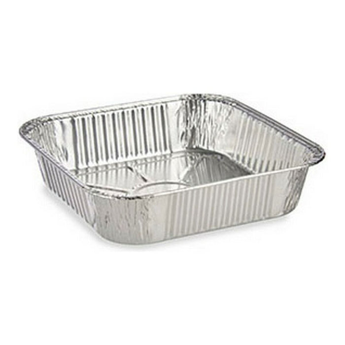 Set di Vassoi Kinvara 23241 Argentato Alluminio 20,5 x 6,5 x 20,5 cm
