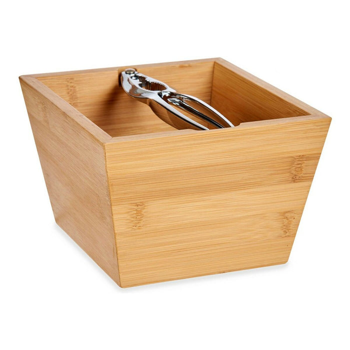 Set Kinvara JWKW-4410 Marrone Metallo Bambù 16 x 11 x 16 cm Schiaccianoci