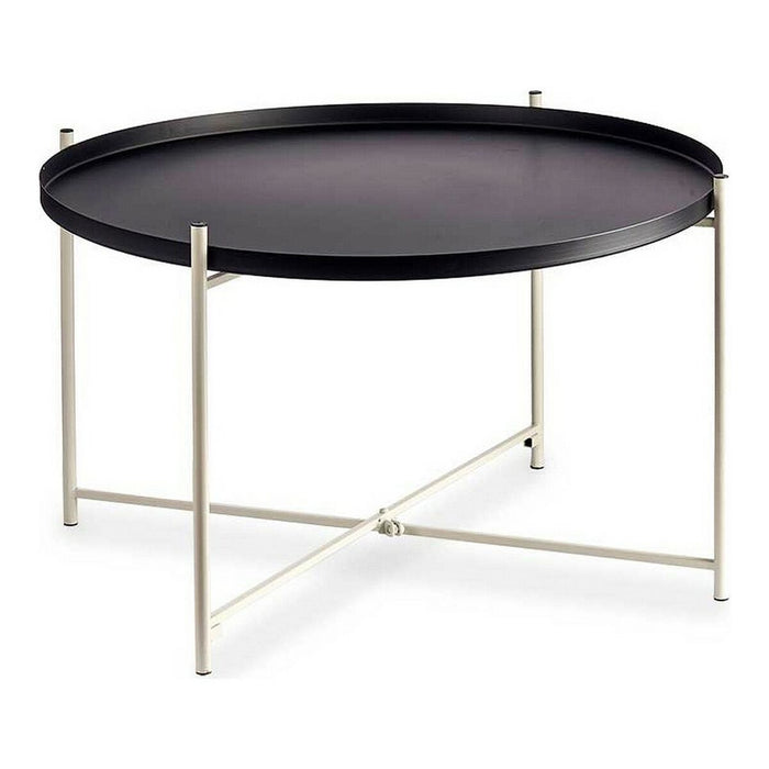 Side table Gift Decor White Black 76,5 x 46 x 76,5 cm