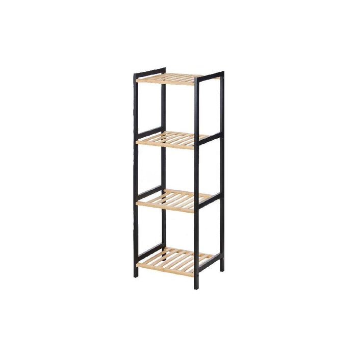 Bathroom Shelves Berilo WR5503-4-459 Black Natural 35 x 30 x 100 cm
