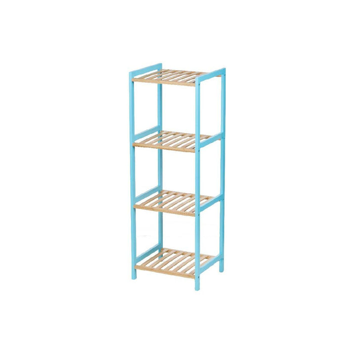 Estantería de Baño Berilo WR5503-4-462 Azul Natural 35 x 30 x 100 cm