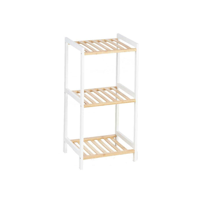 Bathroom Shelves Berilo White Natural 35 x 30 x 70 cm 35,2 x 70 x 30,2 cm
