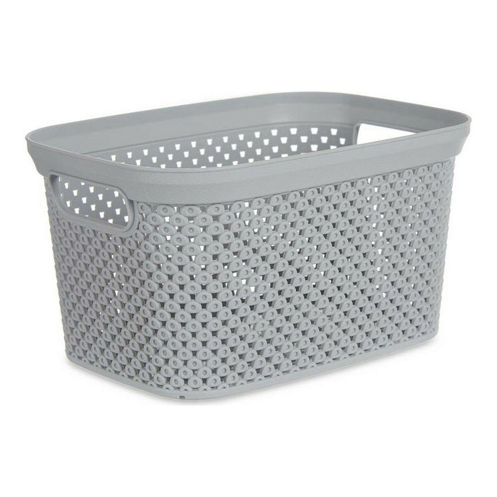 Basket Kipit Grey Plastic 3 L 16,5 x 12,5 x 23 cm