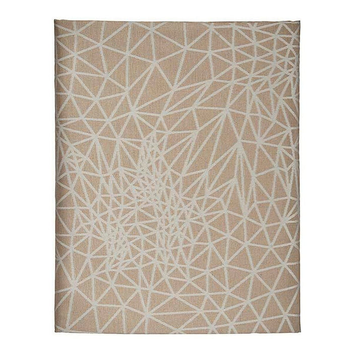 Tablecloth Kinvara White Beige Jacquard