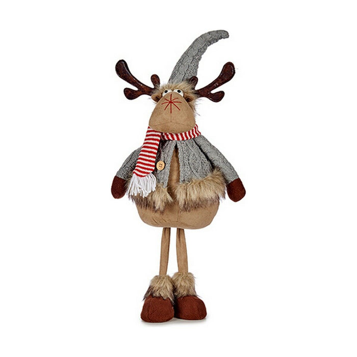 Reno de Navidad Krist+ Marrón Gris 24 x 63 x 27 cm