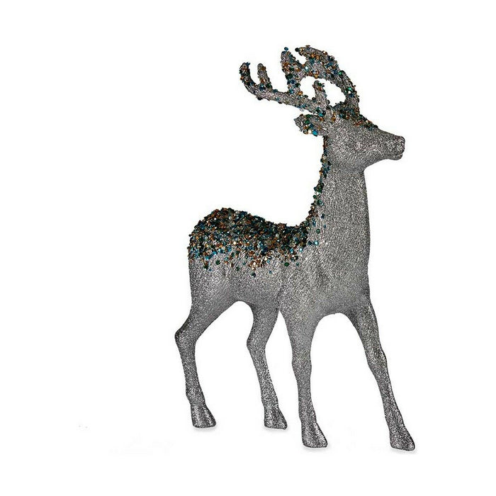 renne de noël Krist+ Bleu Doré Argenté Argent Renne 15 x 45 x 30 cm