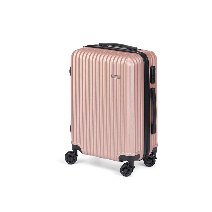 Bagaglio a Mano Rosa 38 x 57 x 23 cm Righe