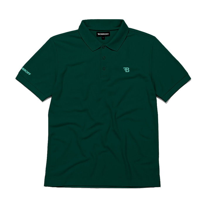 Polo de Manga Corta Hombre Bobroff Verde