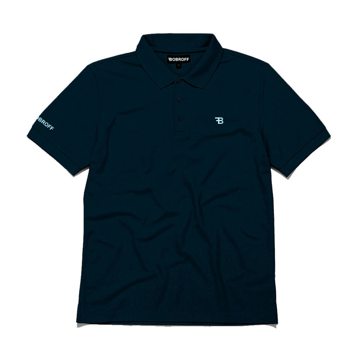 Polo de Manga Corta Hombre Bobroff Navy