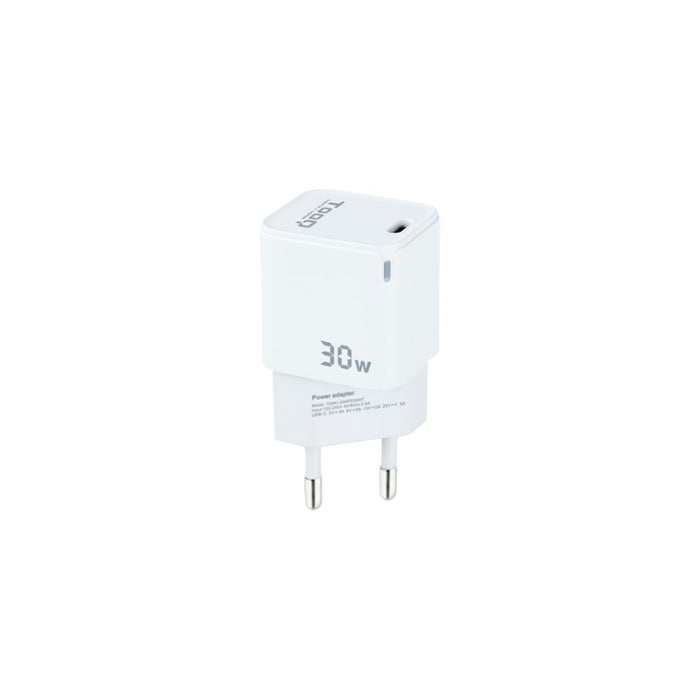 Cargador de Pared TooQ TQWC-GANPD30WT Blanco 30 W (1 unidad)