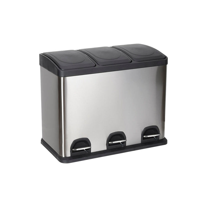 Cubo de Basura para Reciclaje Confortime Acero Inoxidable 45 L