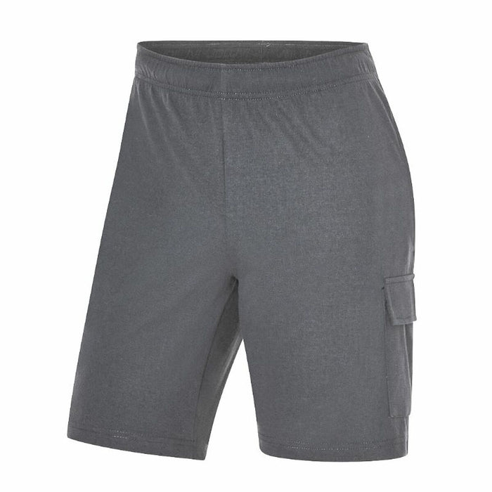 Pantalón Corto Deportivo Joluvi Aure Cargo Gris Montaña