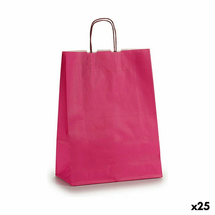 Busta di Carta Pincello 32412 Rosa 12 x 52 x 32 cm 32 X 12 X 50 cm (25 Unità)