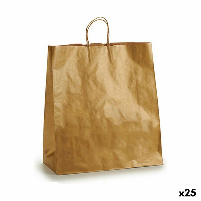 Paper Bag Pincello 46491-ORO Golden 46 x 16 x 60 cm (25 Units)