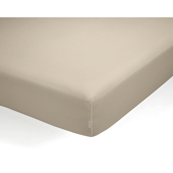 Sábana Bajera Ajustable Alexandra House Living QUTUN Taupé 200 x 200 cm 200 x 1 x 200 cm