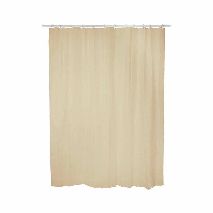 Rideau de Douche Exma basic Beige PVC 140 x 180 cm