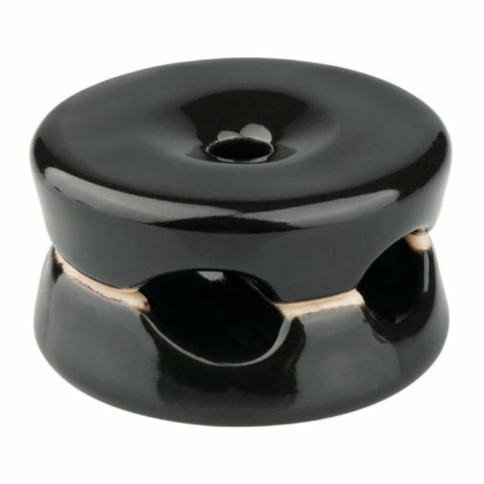 Sujetacables F-line Negro Porcelana 5 Unidades
