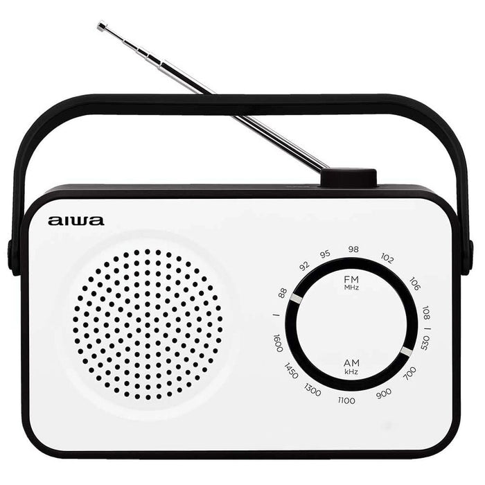 Radio Portatile Aiwa R190BW Bianco AM/FM