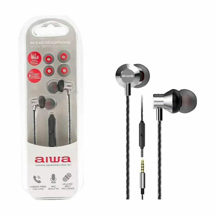 Auriculares Aiwa ESTM50SL Plateado