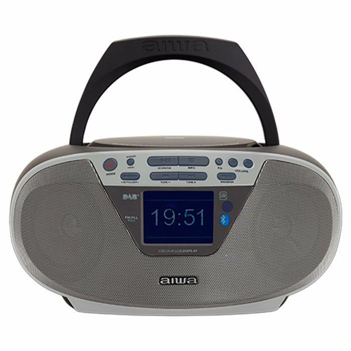 Radio CD MP3 Aiwa BBTU500DAB/SL Plateado FM