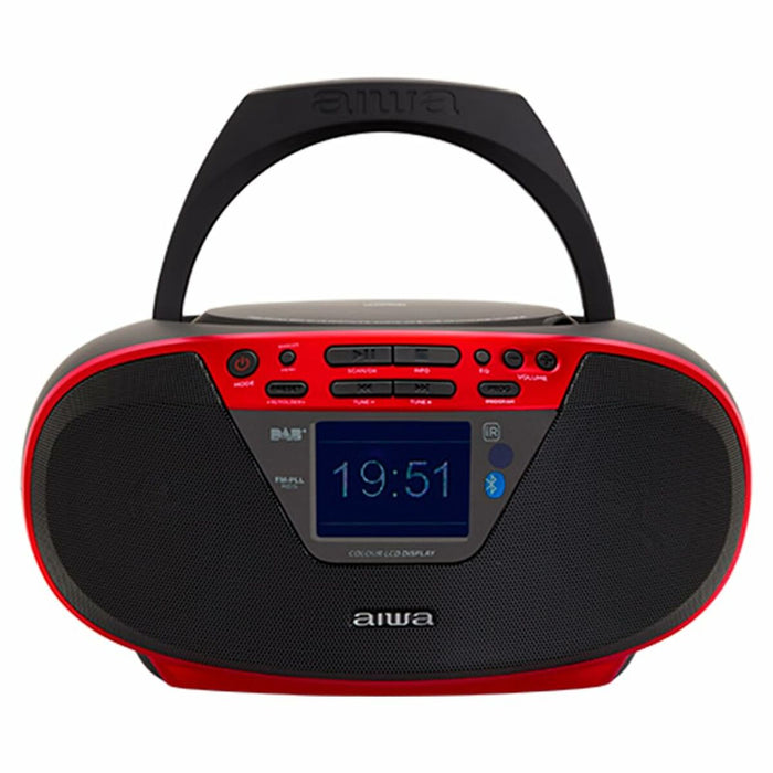 Radio CD MP3 Aiwa BBTU500DAB/RD Rojo FM
