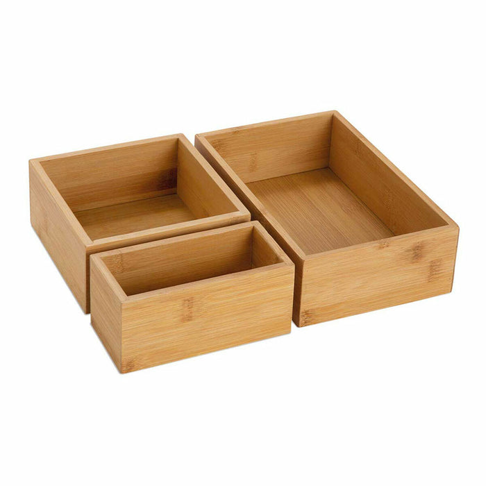 Cajas de almacenamiento Andrea House ax73022 Madera 30 x 23 x 7 cm