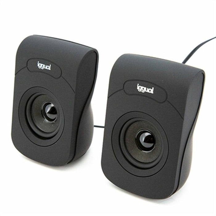 PC Speakers iggual IGG316993 Black 3 W