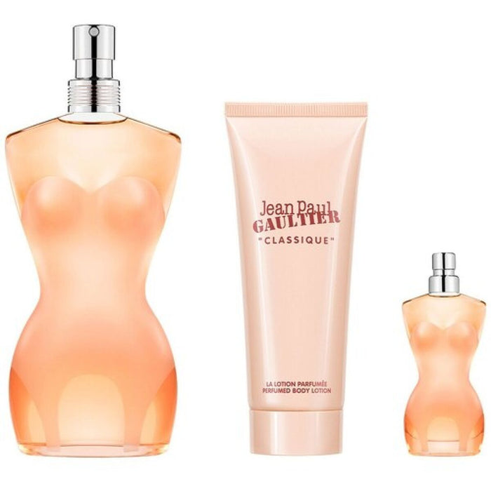 Set de Parfum Femme Jean Paul Gaultier CLASSIQUE EDT 3 Pièces