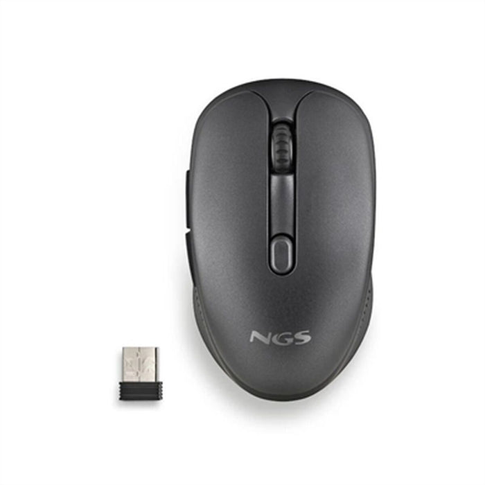 Wireless Mouse NGS EVO RUST Black 1600 dpi