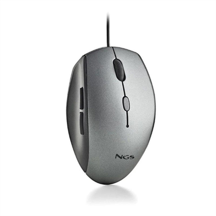 Mouse NGS MOTHGRAY Grey 1600 dpi (1 Unit)