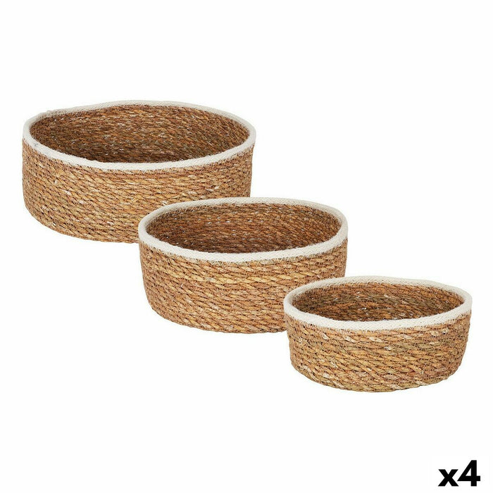 Juego de Cestas Privilege   Mimbre 17 cm 3 Piezas