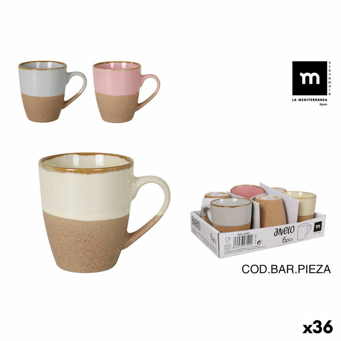 Tea and coffee cup La Mediterránea Anelo 200 ml (36 Units)
