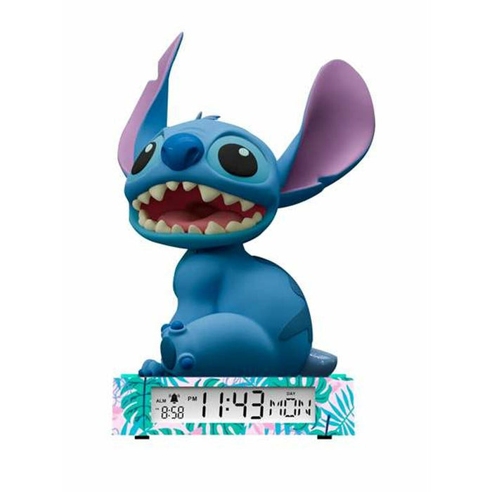 Reloj Despertador Stitch Luz Fecha