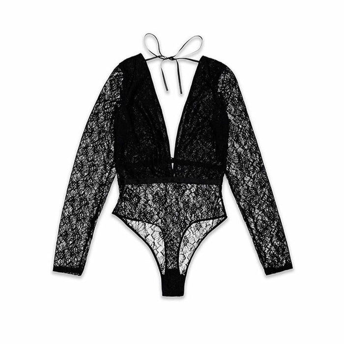 Body Black Limba  Long Sleeve Sade Negro