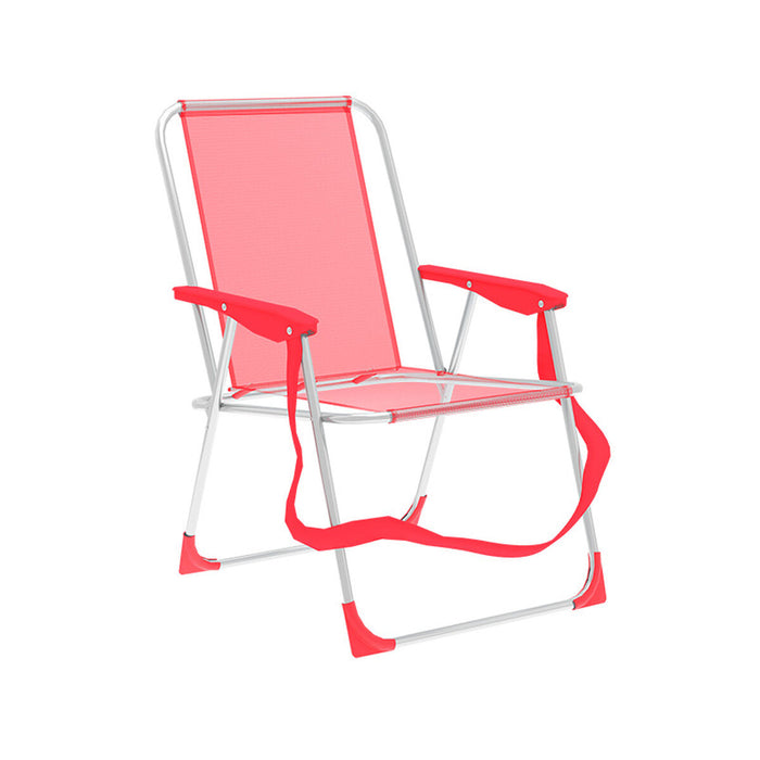 Marbueno Silla Plegable Aluminio Coral Playa y Piscina 53X56X78 cm 10356