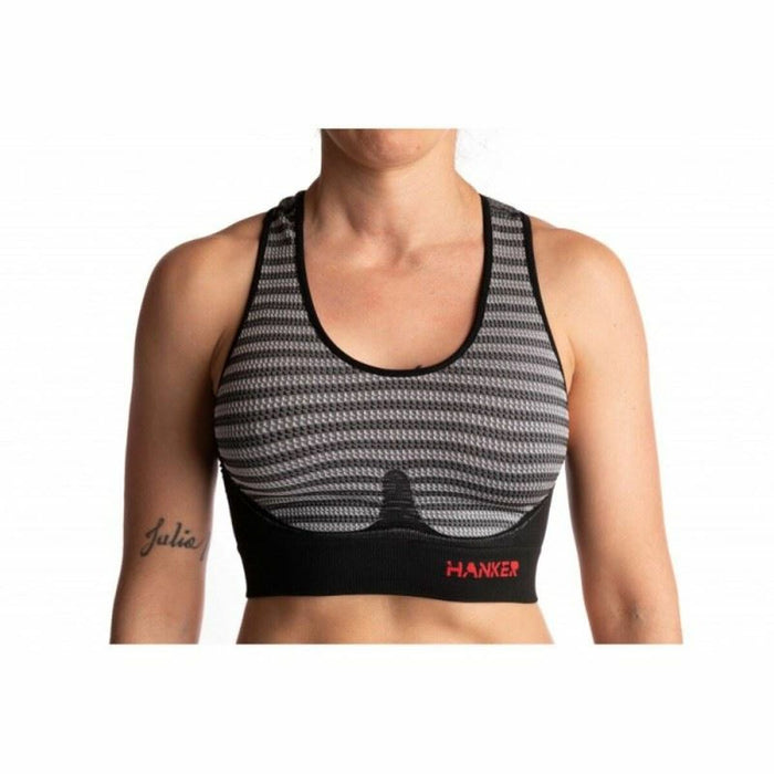 Top Deportivo de Mujer Hanker Cane  Gris Running