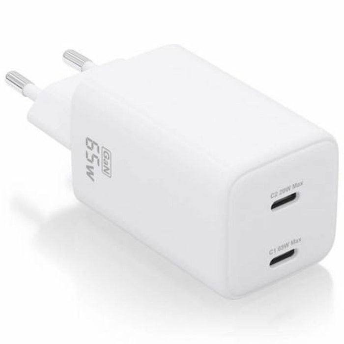 Cargador de Pared Aisens ASCH-65W2P039-W Blanco Multicolor 65 W (1 unidad)