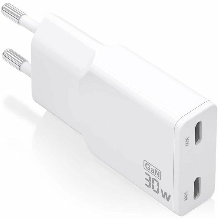 Chargeur mural Aisens ASCH-30W2P048-W Blanc 30 W