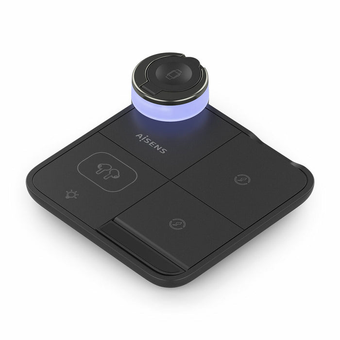 Chargeur sans fil Aisens ASCH-15W4WC062-BK Noir 15 W