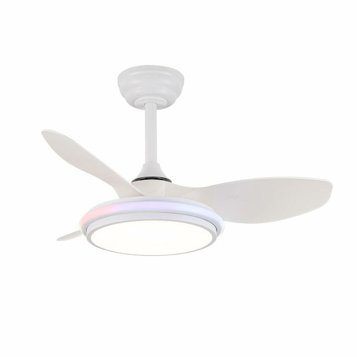 Ventilateur de Plafond CristalRecord STEL EVO MINI RGB RETRAC Transparent