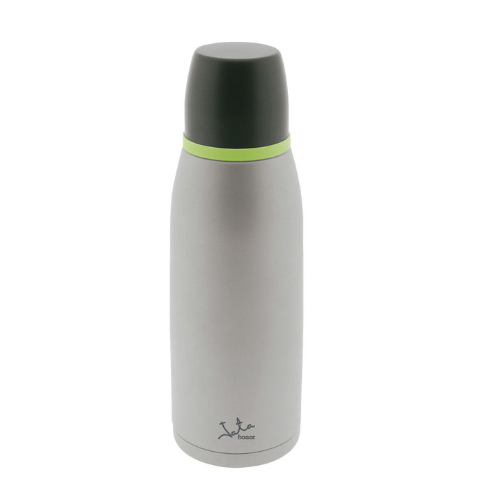 Termo de Viaje JATA 919 Gris Metal Acero Inoxidable Plástico 750 ml