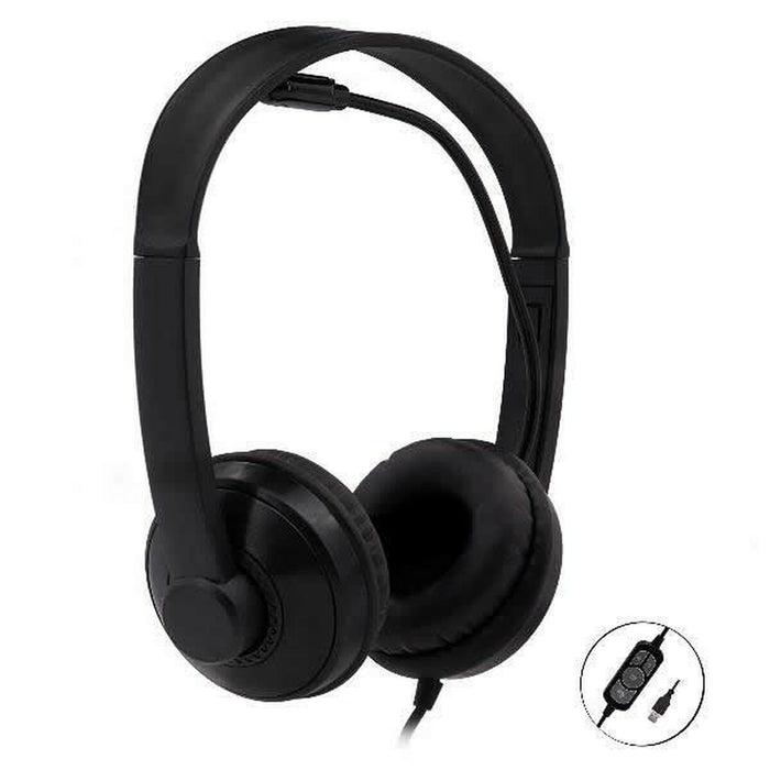Auriculares con Micrófono Nilox NXAU0000001 Negro Gris