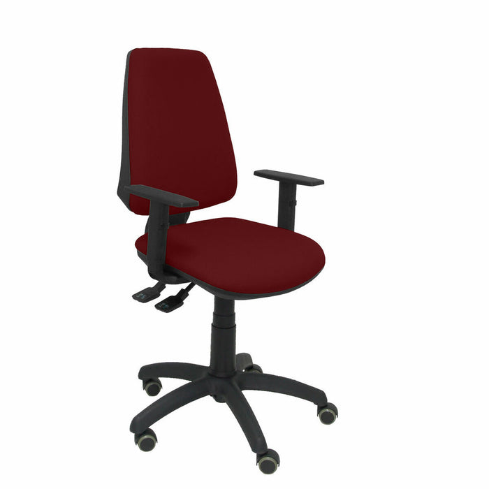 Chaise de Bureau Elche S bali Piqueras y Crespo 33B10RP Rouge Bordeaux