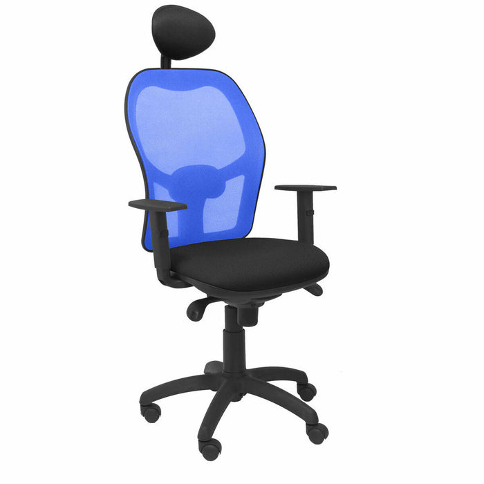 Chaise de Bureau avec Appui-tête Jorquera  Piqueras y Crespo ALI840C Noir